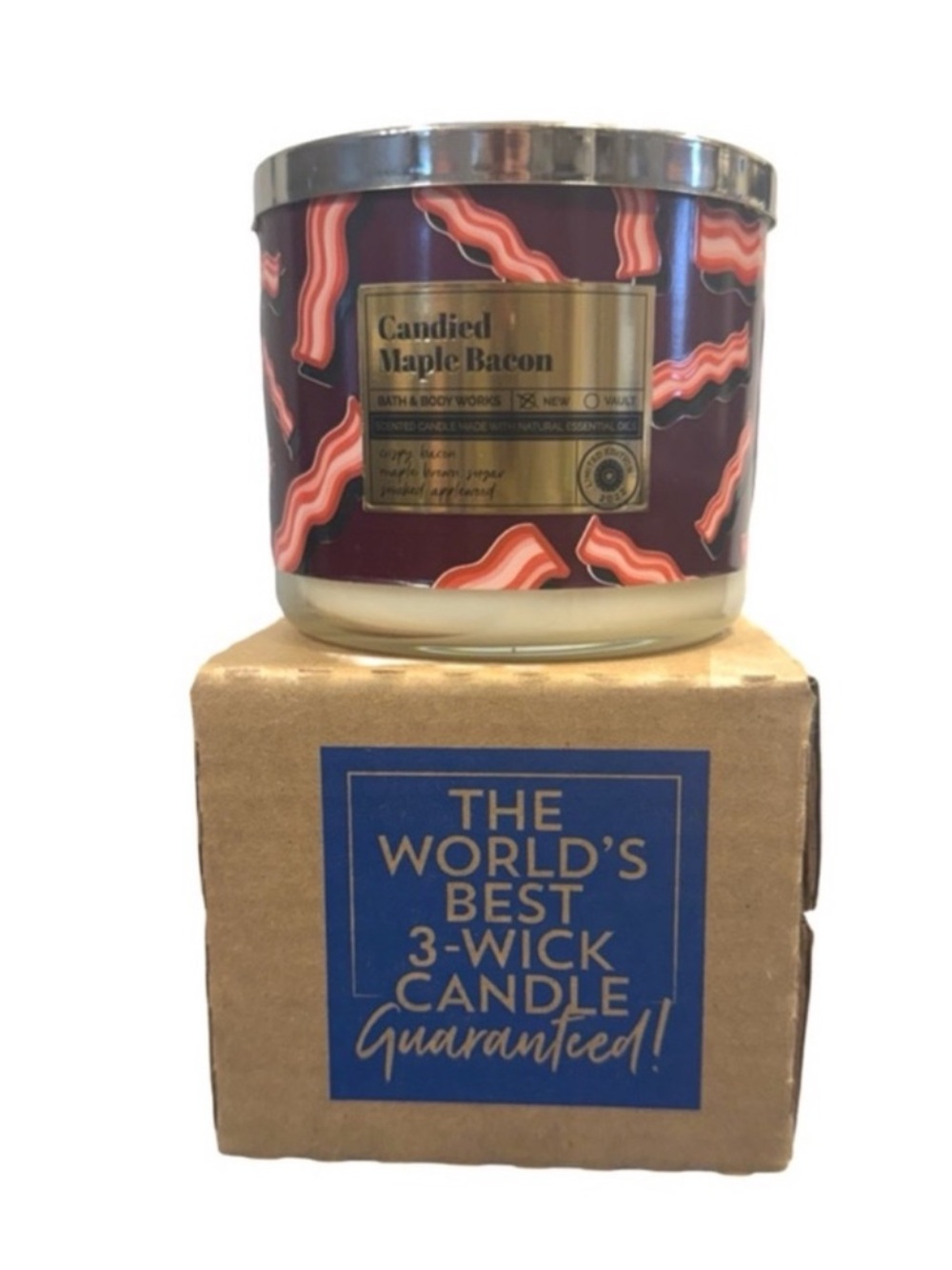 Candied Maple Bacon Candle